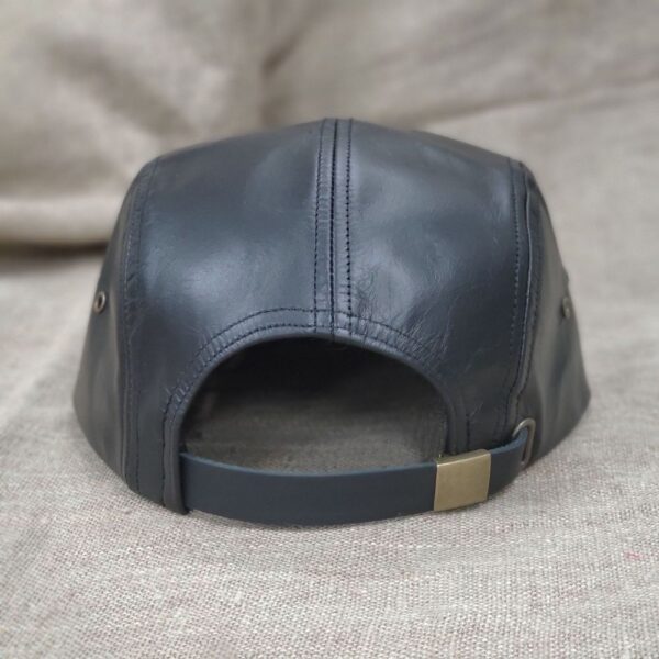 Emstate Cowhide Leather 5 Panel Camp Cap