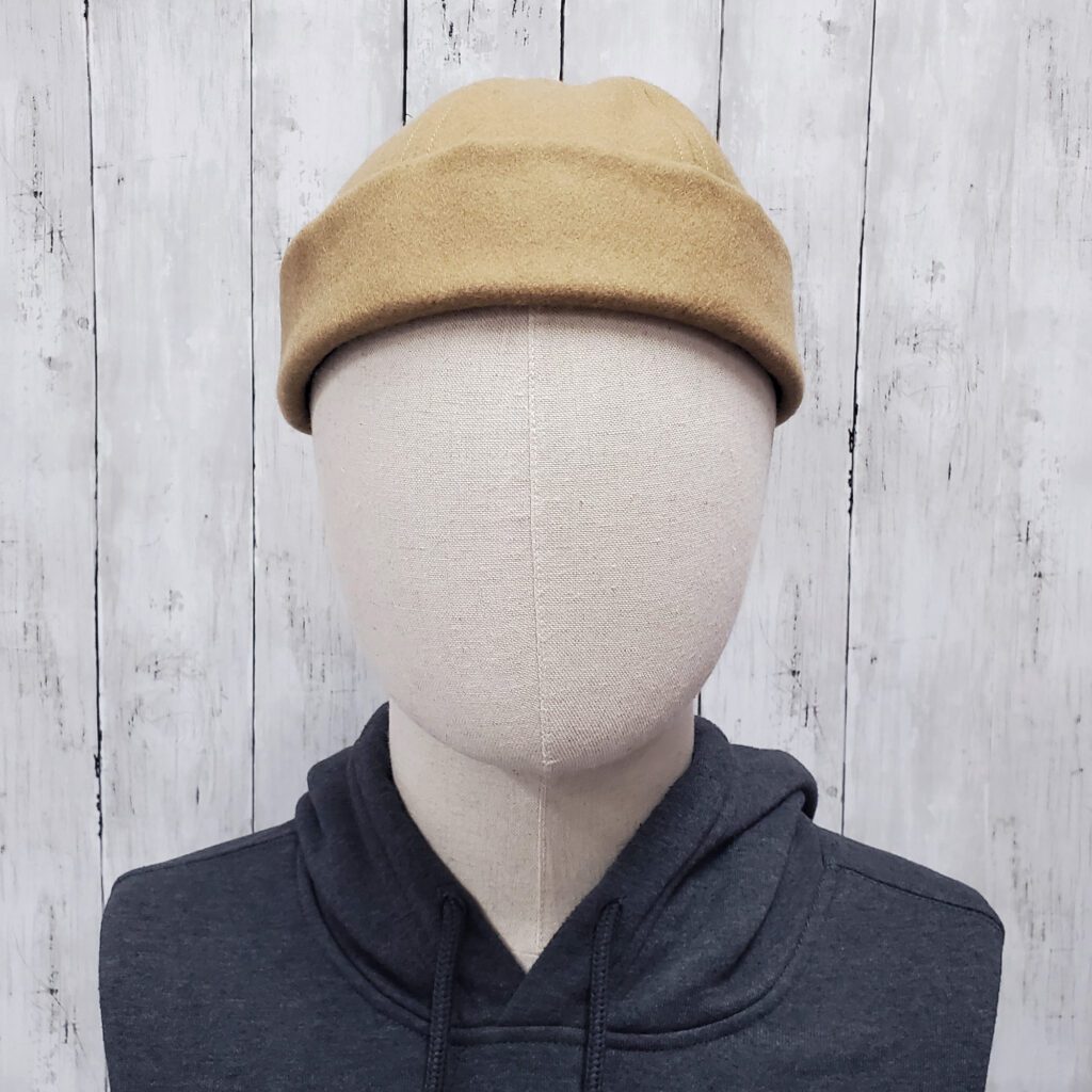 Camel Melton Wool Skull Cap Beanie - Winner Caps MFG. Company