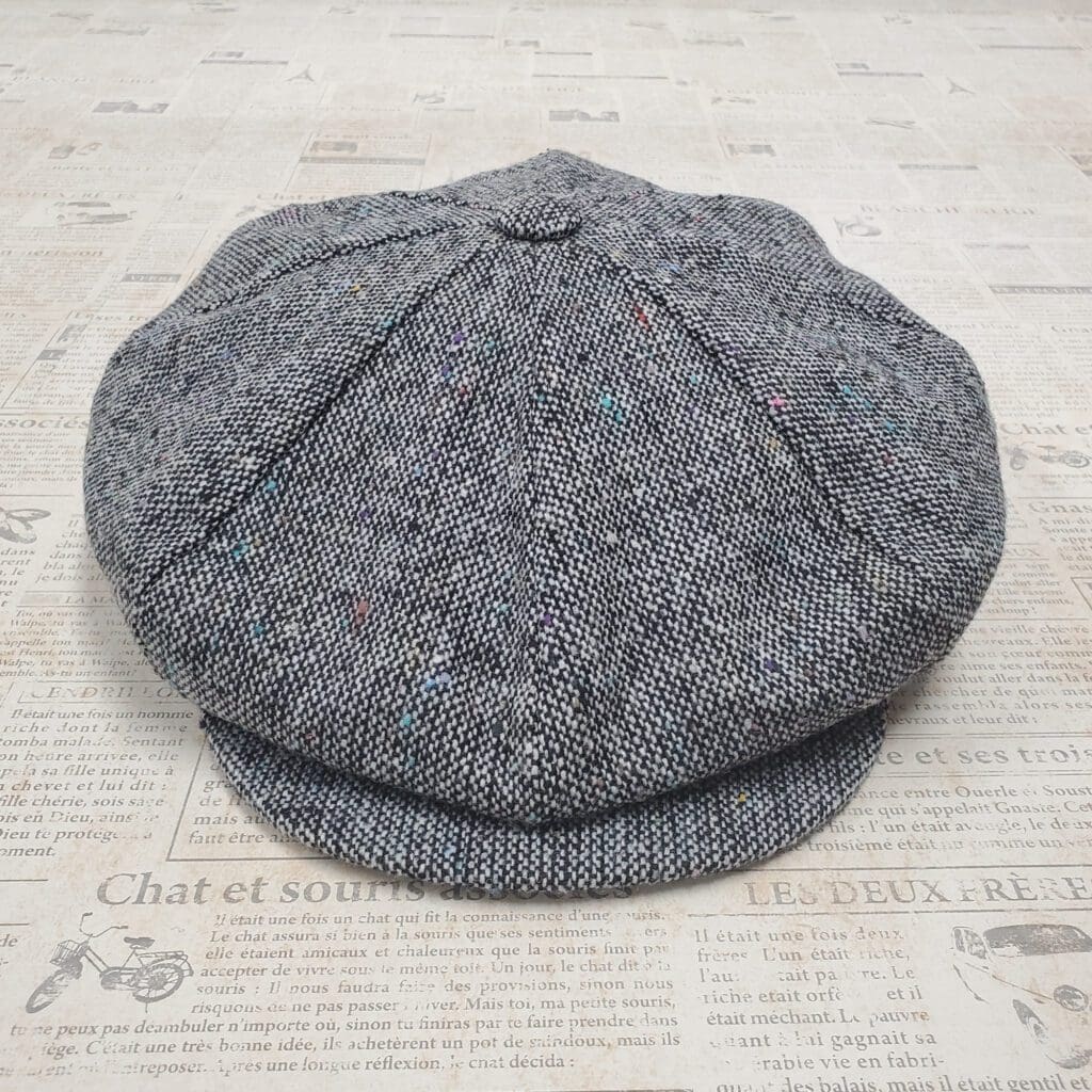 Grey Tweed Wool Apple Newsboy Cap Winner Caps MFG. Company